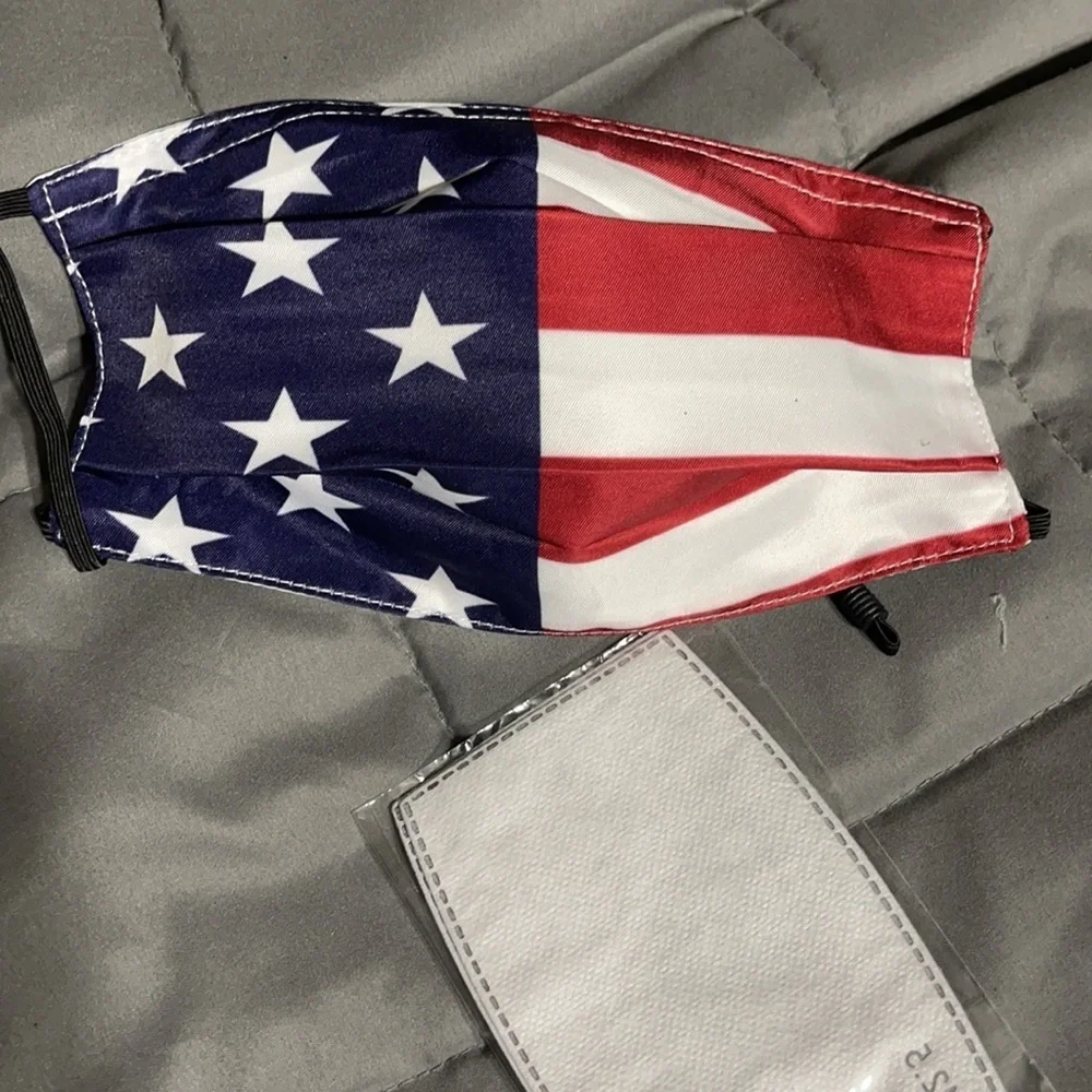 New American flag face mask